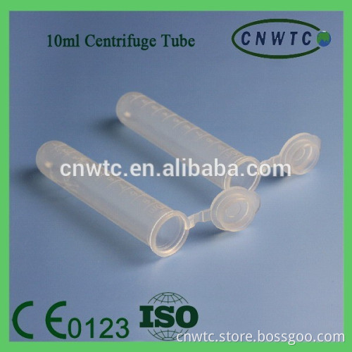 10ml hinged lid centrifuge tube